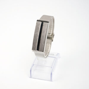 Bracelete Author K. Prateado G em Metal Prata