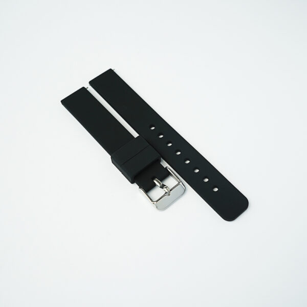 Bracelete  Author K. Prata G  em Silicone Preto - Image 6