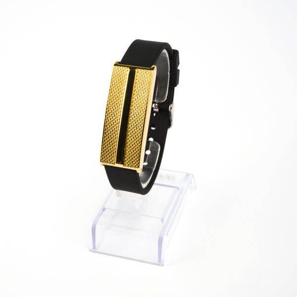 Bracelete Author K. Dourado  G em Silicone Preto