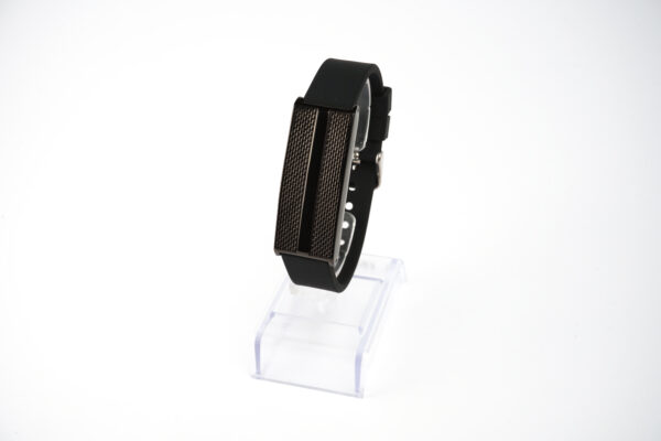 Bracelete  Author K. Preto G  em Silicone Preto